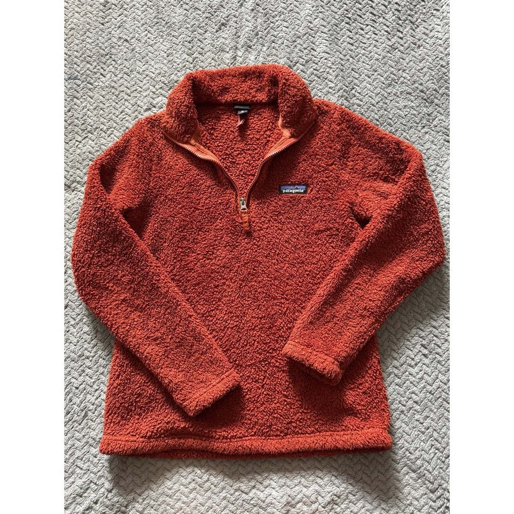 Patagonia Women's Ramble Better Sweater 1/4 Zip Fleece Pullover Tomato Red Xs